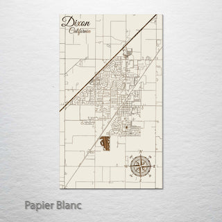 Dixon, California Street Map