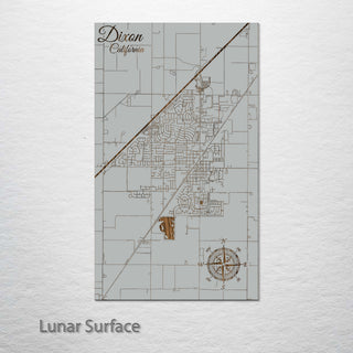Dixon, California Street Map