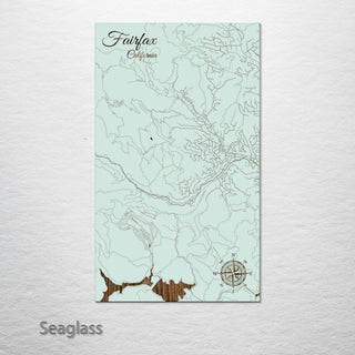 Fairfax, California Street Map