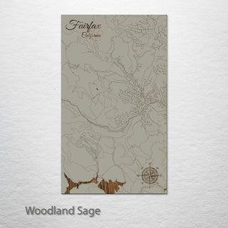 Fairfax, California Street Map