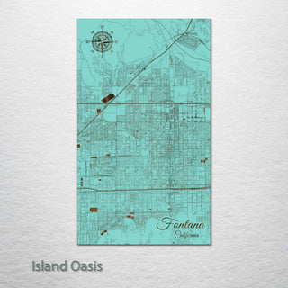 Fontana, California Street Map