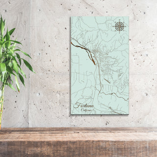 Fortuna, California Street Map