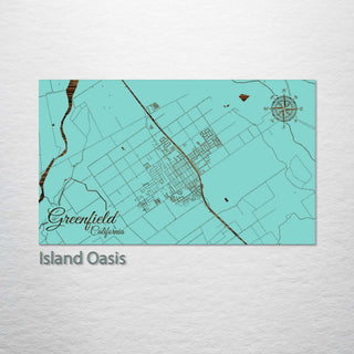 Greenfield, California Street Map