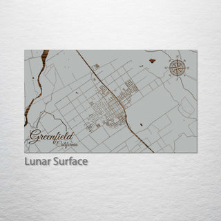 Greenfield, California Street Map