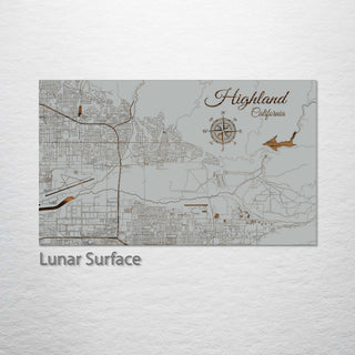 Highland, California Street Map