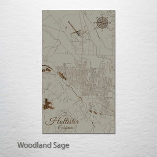 Hollister, California Street Map