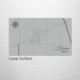 Huron, California Street Map