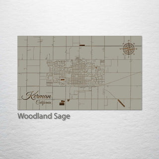 Kerman, California Street Map