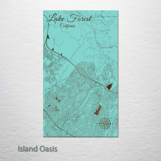 Lake Forest, California Street Map