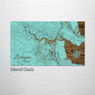 Larkspur, California Street Map