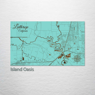 Lathrop, California Street Map