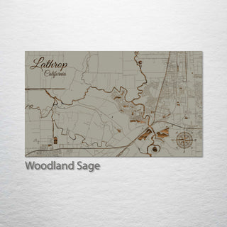 Lathrop, California Street Map