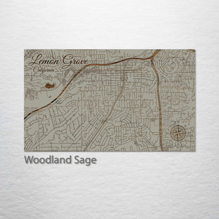 Lemon Grove, California Street Map