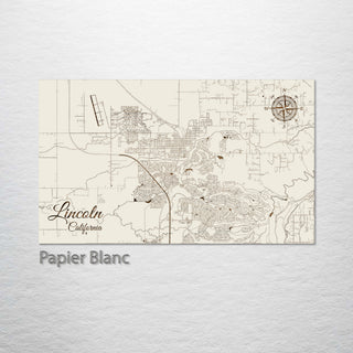 Lincoln, California Street Map