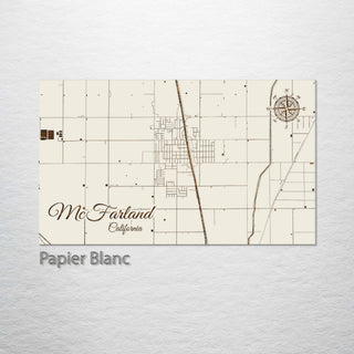 McFarland, California Street Map
