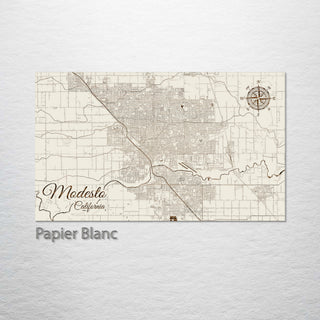 Modesto, California Street Map