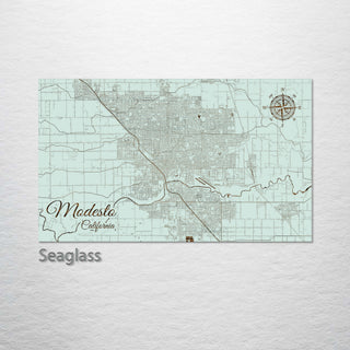 Modesto, California Street Map