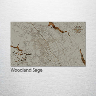 Morgan Hill, California Street Map