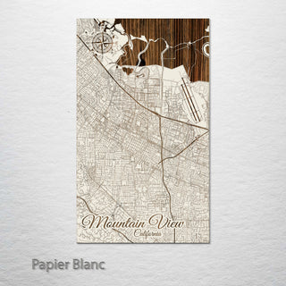 Mountain View, California Street Map