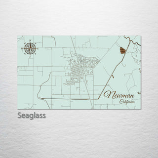 Newman, California Street Map