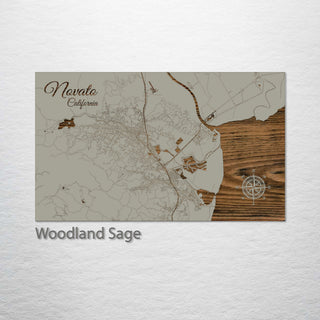 Novato, California Street Map