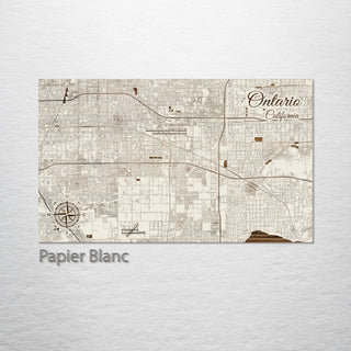 Ontario, California Street Map