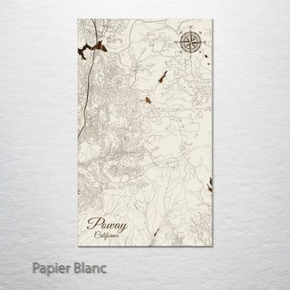 Poway, California Street Map