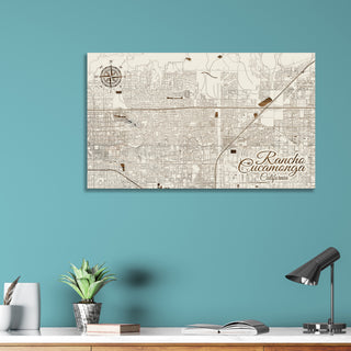 Rancho Cucamonga, California Street Map