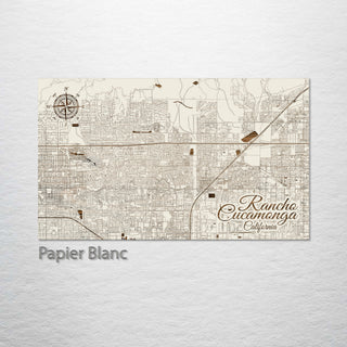Rancho Cucamonga, California Street Map
