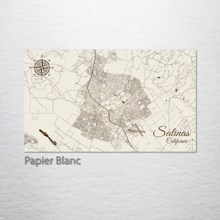 Salinas, California Street Map