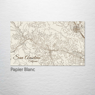 San Anselmo, California Street Map