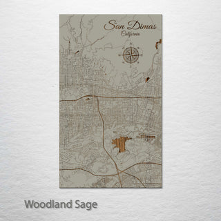 San Dimas, California Street Map