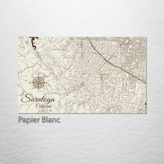 Saratoga, California Street Map