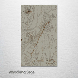 Scotts Valley, California Street Map