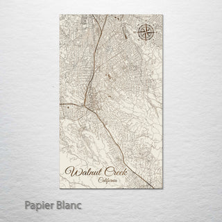 Walnut Creek, California Street Map