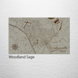 Watsonville, California Street Map