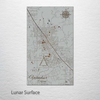 Windsor, California Street Map