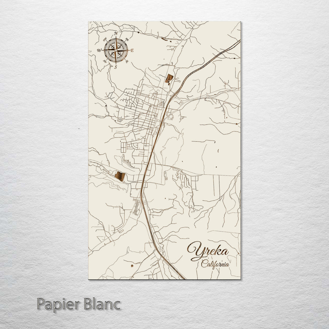 Yreka, California Street Map