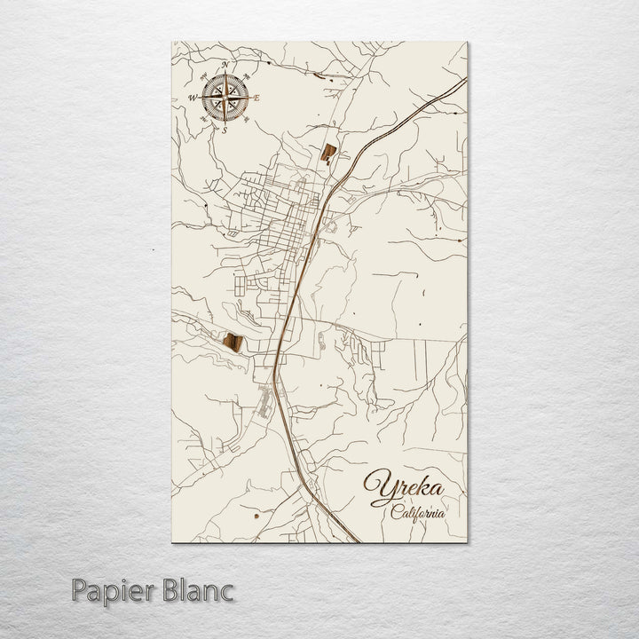 Yreka, California Street Map