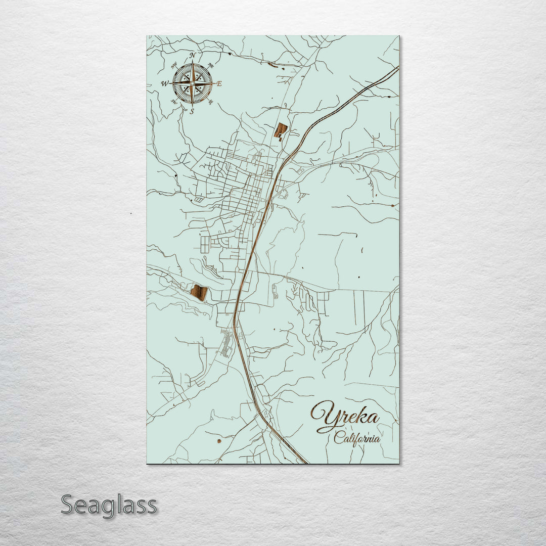 Yreka, California Street Map