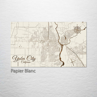 Yuba City, California Street Map