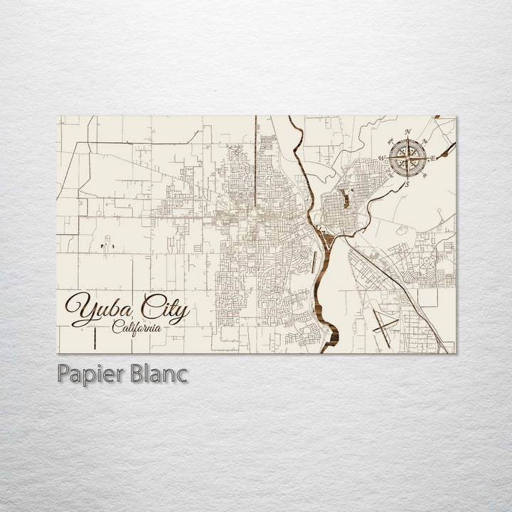 Yuba City, California Street Map