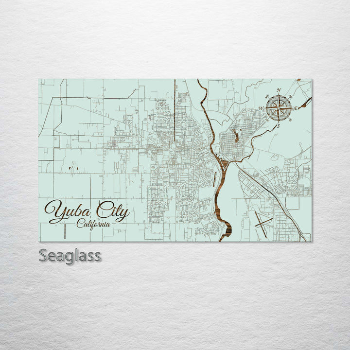 Yuba City, California Street Map