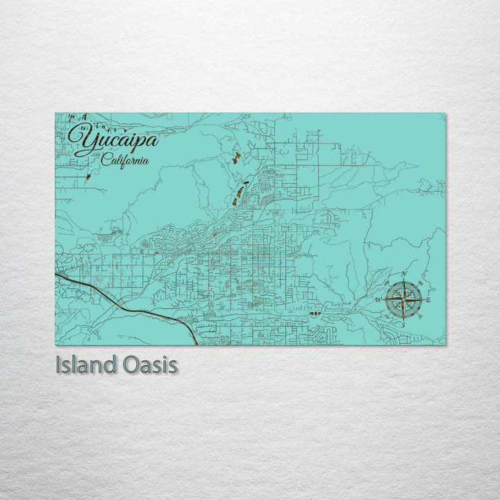 Yucaipa, California Street Map