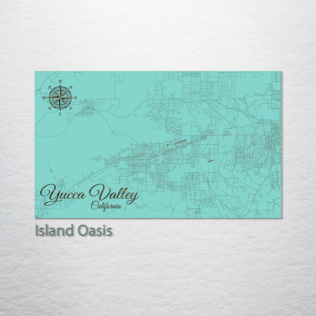 Yucca Valley, California Street Map