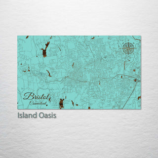 Bristol, Connecticut Street Map