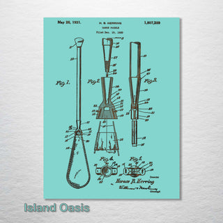 Canoe Paddle US Patent - Fire & Pine