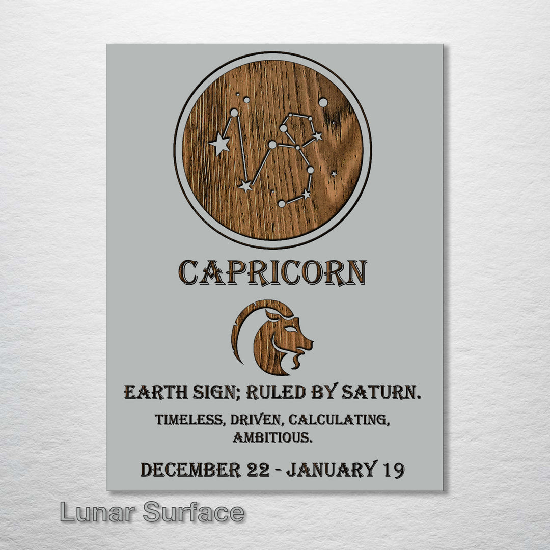 Capricorn Zodiac - Fire & Pine