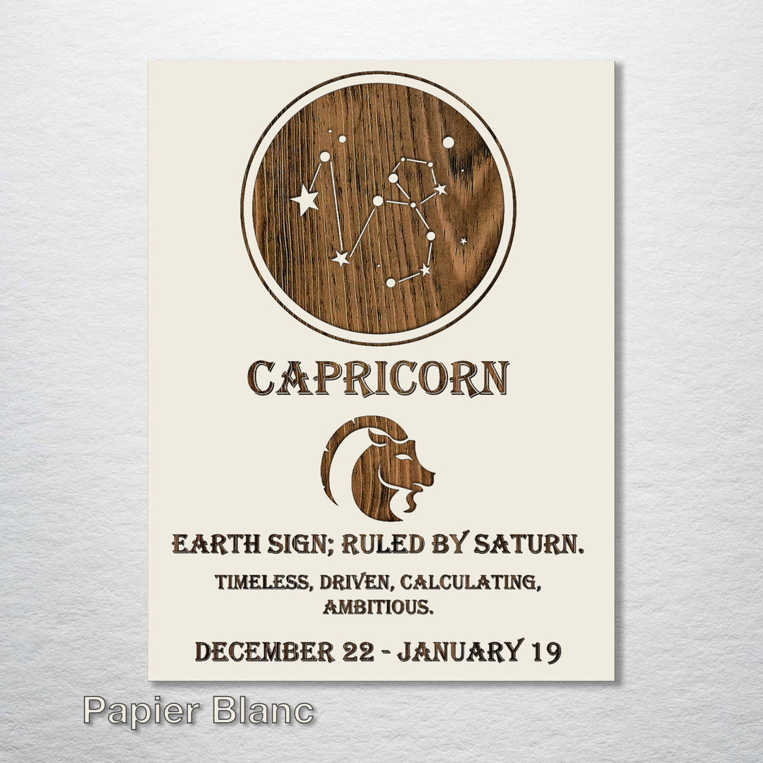 Capricorn Zodiac - Fire & Pine