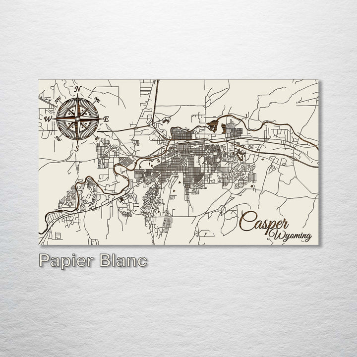 Casper, Wyoming Street Map - Fire & Pine